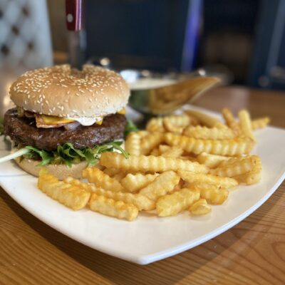 Hamburger veiselihapihviga