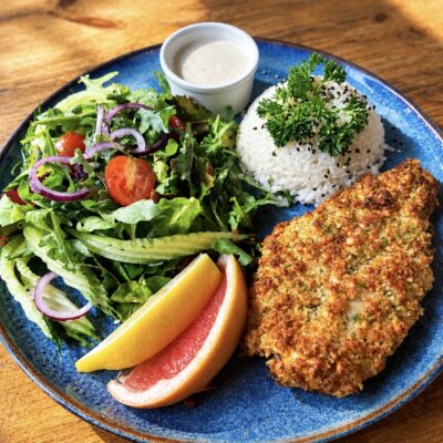 Lõhefilee kuldse parmesani- ürdikoorikuga